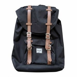 Herschel Supply Company Black Backpack with Tan Straps